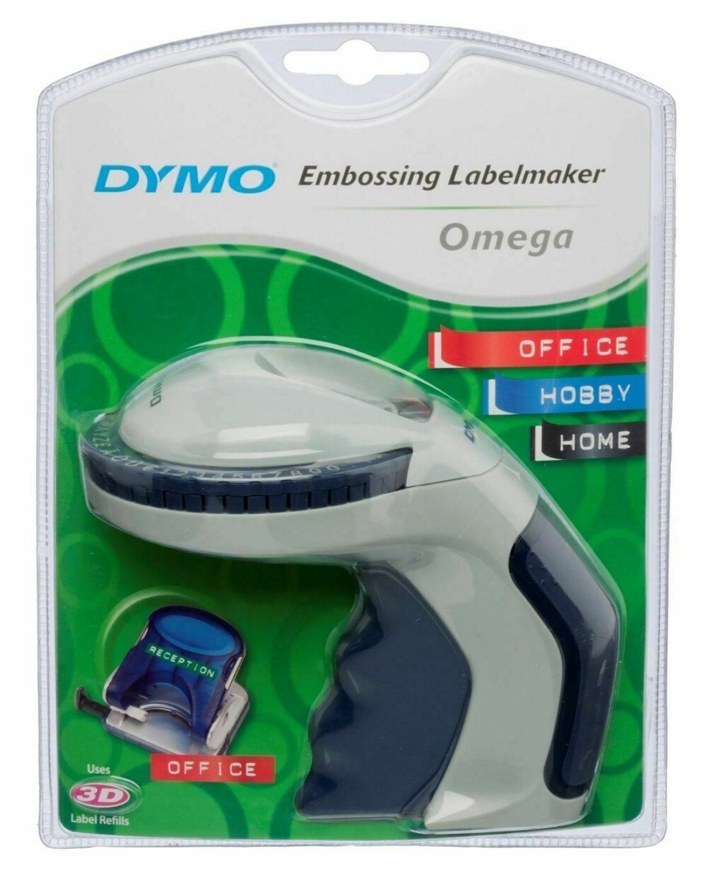 Dymo Omega Embossing Home Label Maker With Intuitive Turn-And-Click System