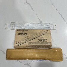Vintage Slide Rule Ruler Accu-Math No. 400 Made in USA