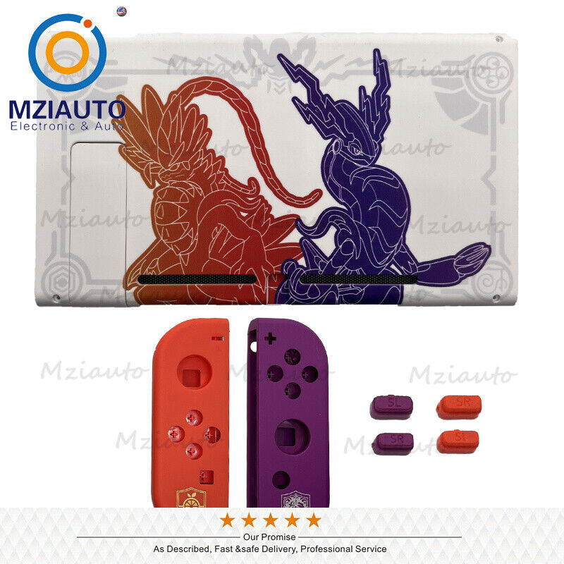 Pokemon Scarlet Violet Edition Replace For Nintendo Switch Joy-Con Housing  Shell