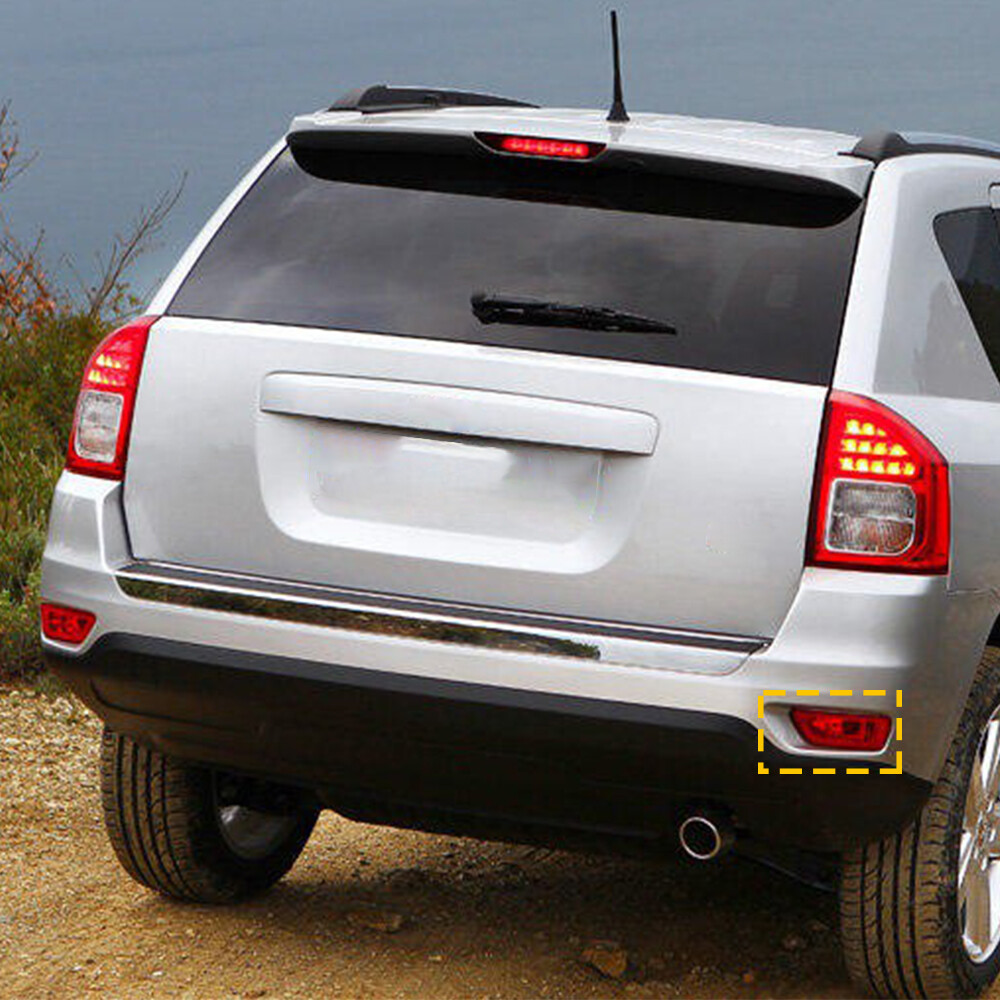 Red Rear Bumper Reflector Lights For Jeep Grand Cherokee, Dodge Journey & More – Direct OEM Replacement - View #8