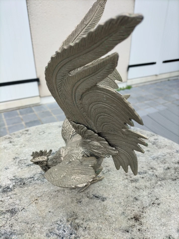 coq de combat en métal - Photo 3/4