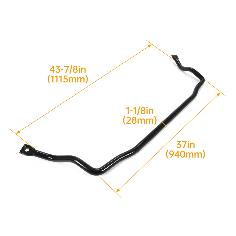 Kit de barra estabilizadora delantera de rendimiento para Chevy Chevelle A-Body Cutlass GTO 1964-1977 Foto 3 de 4
