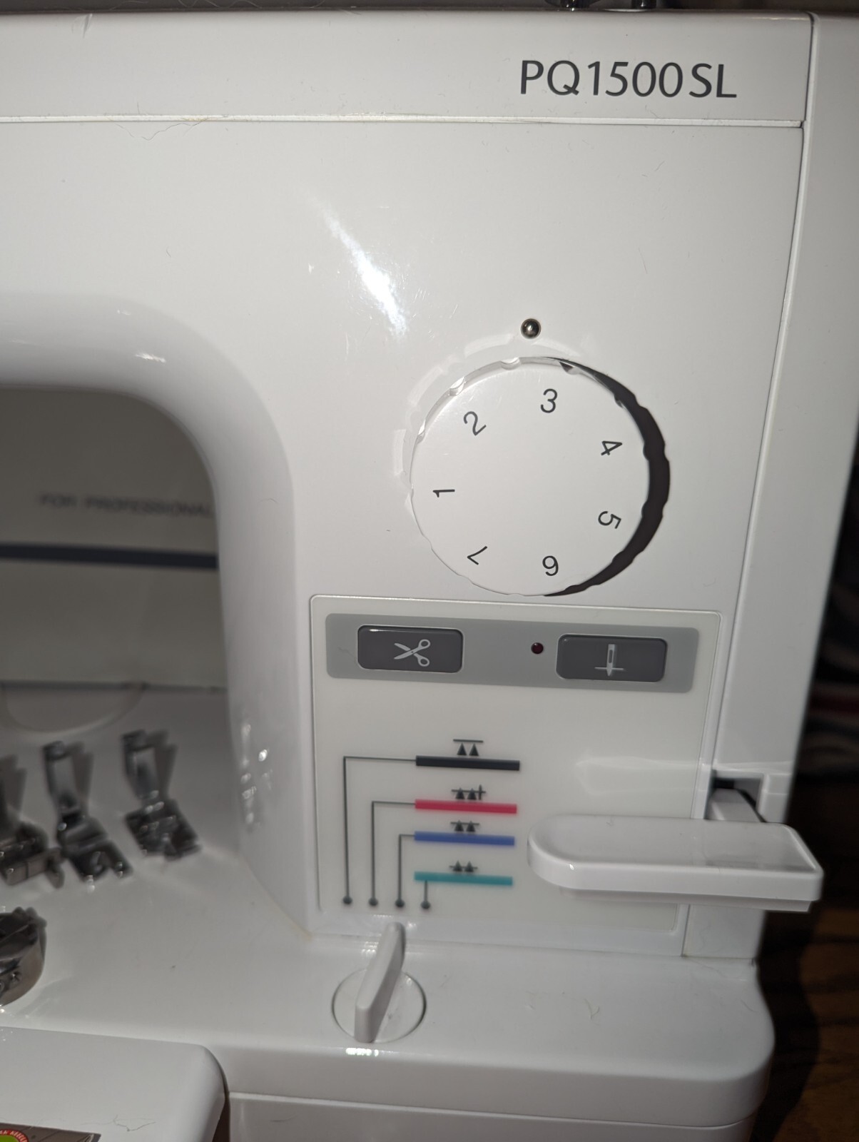 Brother PQ1500SL Straight Stitch Sewing Machine Including Original