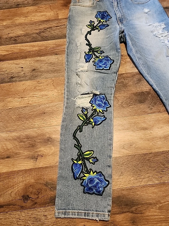 Vaqueros History Repeats Edición Limitada Mujer Talla 38 US 26 Bordados  Foto 2 de 4