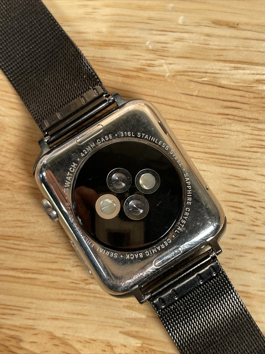 Authentic Apple Watch Stainless Steel Sapphire Crystal 42mm Authentic Apple Watch Stainless Steel Sapphire Crystal 42mm