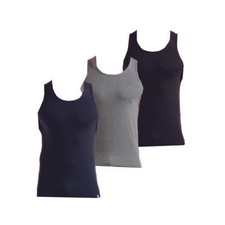 3 canotte uomo spalla larga in cotone pettinato ENRICO COVERI art. ET1102