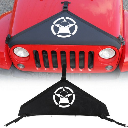 For 2007-2018 Jeep Wrangler JK Accessories Front Hood Engine Protector Cover - Bild 19 von 49