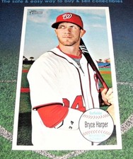 2013 TOPPS HERITAGE 1964 OVERSIZED GIANTS BRYCE HARPER CARD SP BOX TOPPER SUPER