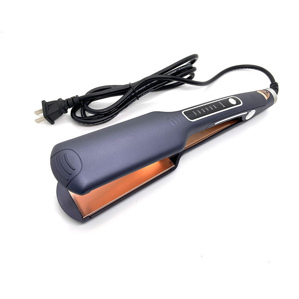 Professional Steam Hair Straightener Ceramic Tourmaline Ionic Flat