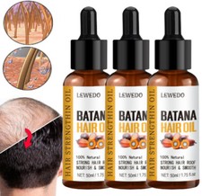 3pcs Batana Oil Serum for Hair Growth, Natural Oil for Dry Damaged Hair Growth