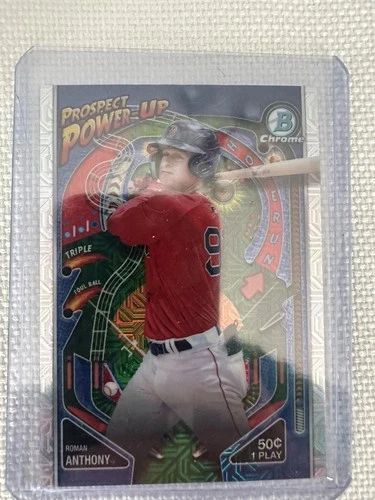 2024 Bowman - Mega Box Chrome Prospect Power-Up Roman Anthony #PP-13 (RC)