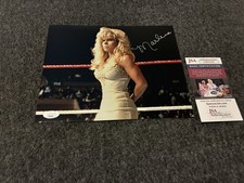 Marlena Aka Terri Runnels Signed 8x10 Photo Jsa Coa Wwf Wwe Autograph Diva Sexy