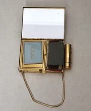 Ritz vintage make up kit compact carry purse inscribed Coronation Ball 1954