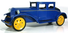 1910 PRESSED STEEL HILL CLIMBER OPERA CAR AUTOMOBILE FRICTION TOY By SCHIEBLE