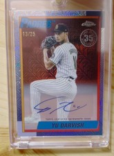 Yu Darvish Autograph Card Topps Chrome Mojo 2025 Limited Edition Padres
