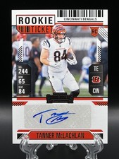 Tanner McLachlan 2024 Panini Contenders Rookie Ticket Auto #280 RC Bengals