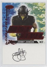 2022 SAGE Low Series Next Level Signatures Red Johnny Johnson #NLS-JJ2 Auto 16az