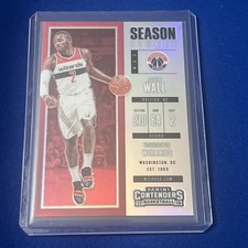 2017-18 Panini Contenders - Season Ticket John Wall #54 Premium Edition Silver  