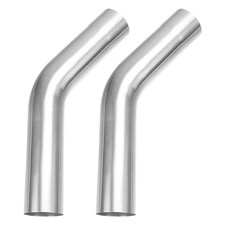 A-karck Exhaust 45 Degree Tube 2.5 Od 2 Pack Stainless Steel A-karck Exhaust 45 Degree Tube 2.5 Od 2 Pack Stainless Steel