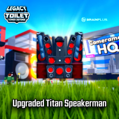 Upgraded Titan Speakerman - Mythic - Toilet Tower Defense - TTD LEGACY