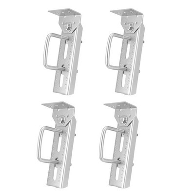 4 Pack 8'' Galvanized Swivel Top Bunk Bracket Support Kit For Boat Trailer 3x3