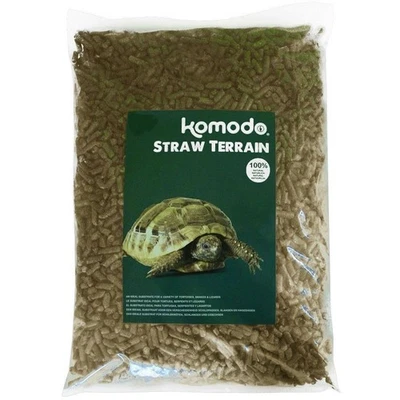 Komodo Tortoise Straw Terrain Reptile Bedding Pellet Substrate 6L Or 12L Bag