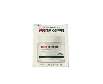 Dr. G RED Blemish Clear Soothing Cream 2.36 Fl Oz 70ml | Exp 2028 Sealed New