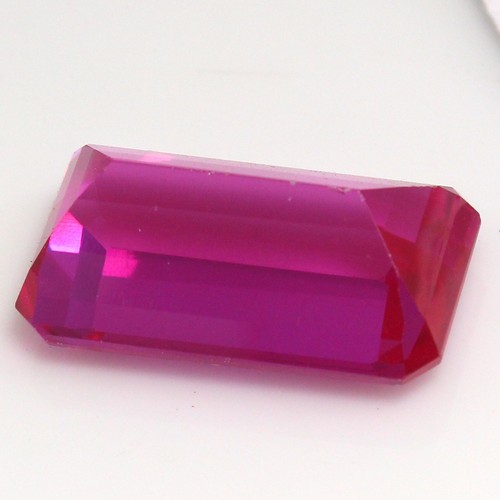 Natürlicher 21,35 ct zertifizierter UTAH roter Beryll Bixbit 20 x 12 mm Smaragd AAA + Edelstein - Bild 2 von 6
