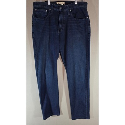 Madewell Mens Athletic Slim Jeans Dark Wash Indigo NG322 34x32