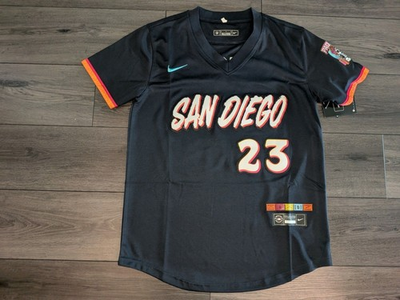 #ad Fernando Tatis Jr. #23 San Diego Padres 2026 City Connect Obsidian Jersey Small $59.99