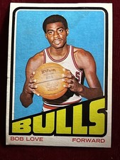 1972 TOPPS #148 BOB LOVE Chicago Bulls BASTROP LA NBA ALL-STAR