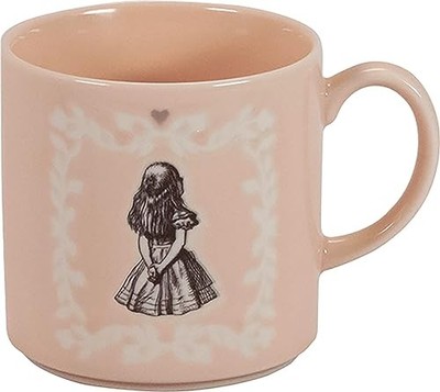 Macmillan Alice in Wonderland Mug Pink Approx. 350ml Made in Japan ALC31-11from