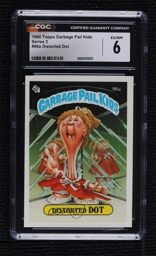 1986 Topps Garbage Pail Kids Series 3 Distorted Dot (One Star Back) CGC 6 0ed5