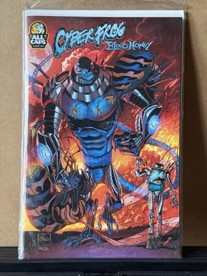 All Caps Comics Cyberfrog Blood Honey Single Issue Color Comic Book - Signed