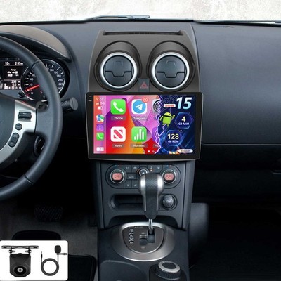 4G+128G Autoradio Für Nissan Qashqai J10 2007-2016 Android 15 GPS Navi Carplay