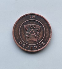 Masonic Token/ Penny . The Rifle lodge no 405 .Please See Notes