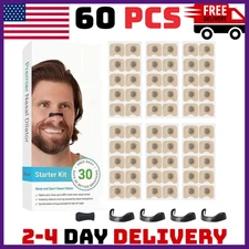 60PCS Magnetic Nasal Breathing Nose Dilators Starter Kit Nasal Strips Nasal Clip