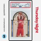 2003 UPPER DECK #E15 LEBRON JAMES FUTURE ALL-STAR DIE-CUT RC ROOKIE PSA 10