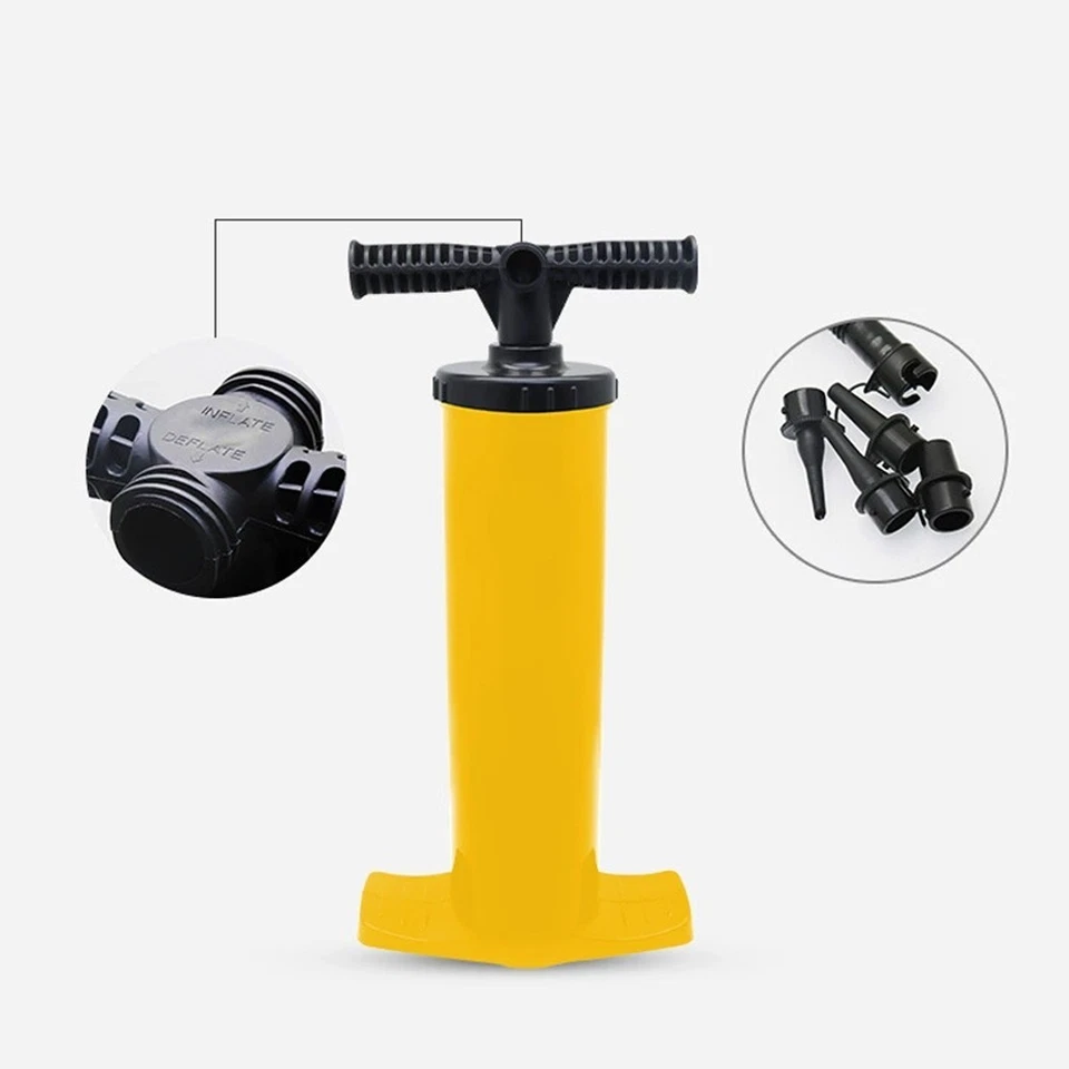 Gelbe 4L Luftpumpe für Stand Up Paddleboard leicht & leicht zu tragen