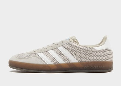 Adidas Originals Gazelle Indoor Trainers Beig Herren Turnschuhe Größe. Uk. 10,5
