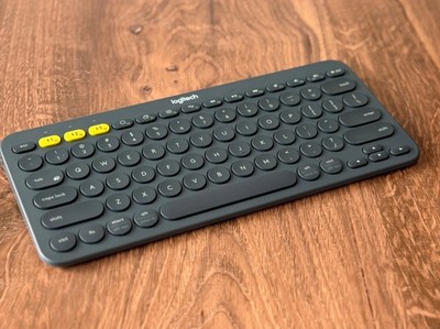 Logitech K380 Multi-Device Bluetooth Keyboard Graphite Wireless Tested Working