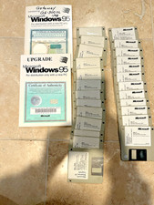 Microsoft Office for windows 95 and 95 Upgrade 3.5" vintage w/ key codes