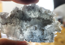 BLUE CELESITE ETCHED CALCITE TOP GRADE MINA ILUSION
