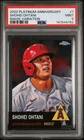 2022 Topps Chrome Platinum Anniversary Shohei Ohtani - Image Variation #1 PSA 9