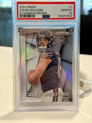 2024 Prizm Caleb Williams Flashback Rookie Silver #1 PSA 10