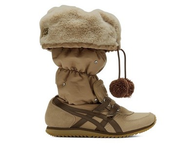 【試着のみ】Onitsuka Tiger ブラウン ムートンブーツ Onitsuka Tiger WINTER HEAVEN 1182A676 200 DESERT CAMP/BROWN STORM