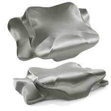 2-Pack Satin Cervical Pillowcases Only Pillowcase , Silky Satin Butterfly-Sh...