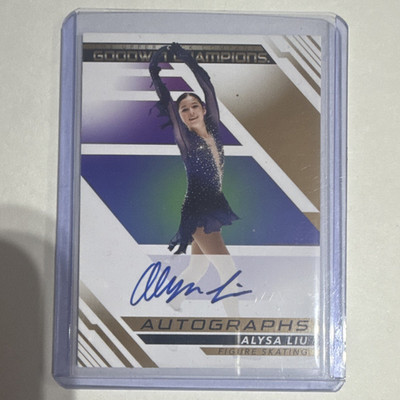 Upper Deck 2022 Goodwin Champions Alysa Liu Autographs A-LI Insert Auto