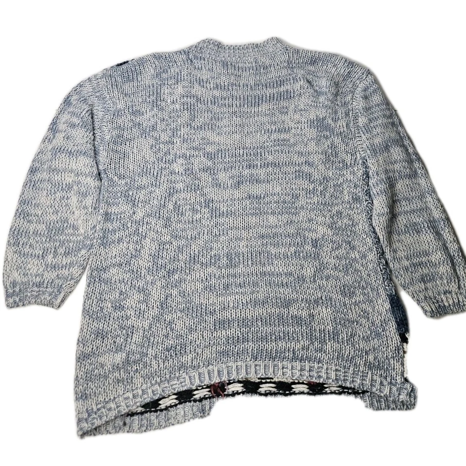 Suéter Floral Tejido a Mano Vintage Classic Elements para Mujer Mediano Cottagecore Foto 4 de 4