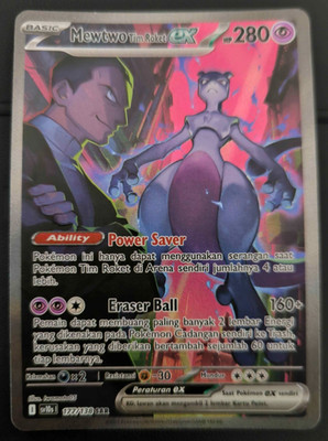 Rocket's Mewtwo ex SV10s 177/138 SAR Glory of Team Rocket SIR